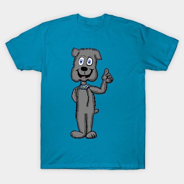 Cartoon Bulldog character T-Shirt by Eric03091978